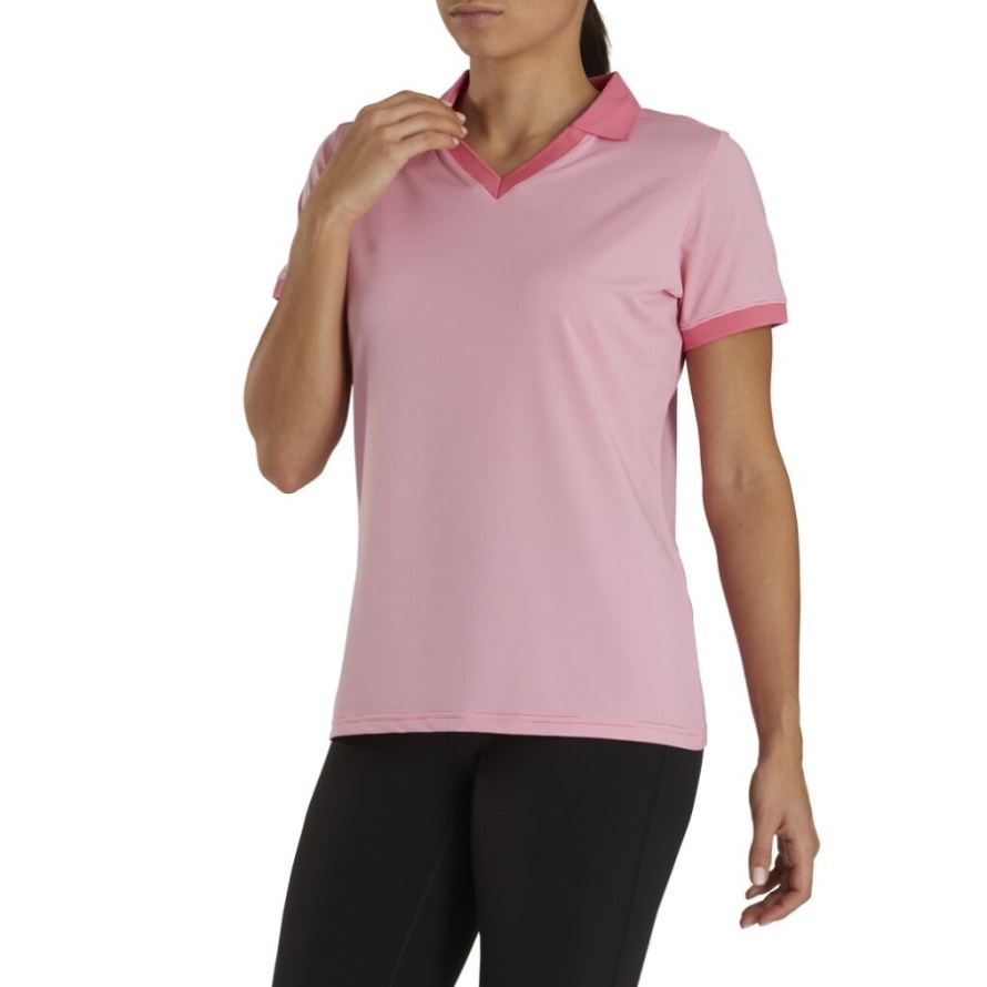 Pink Azalea End On End Open Collar Women Footjoy CA