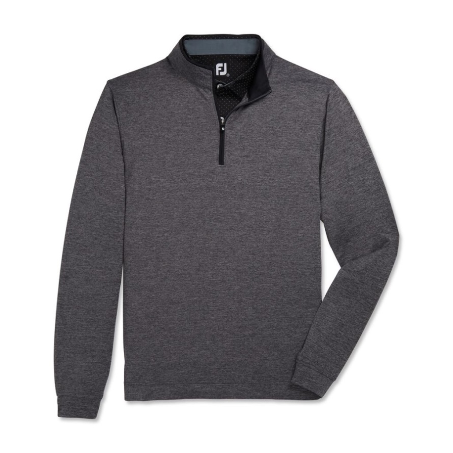 Lightweight Solid Mid-Layer Footjoy CA Heather Charcoal