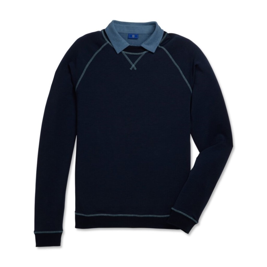 French Terry Crewneck Navy Footjoy CA