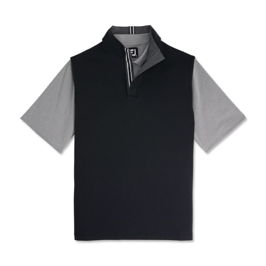 Black Stretch Jersey-Previous Season Style Footjoy CA