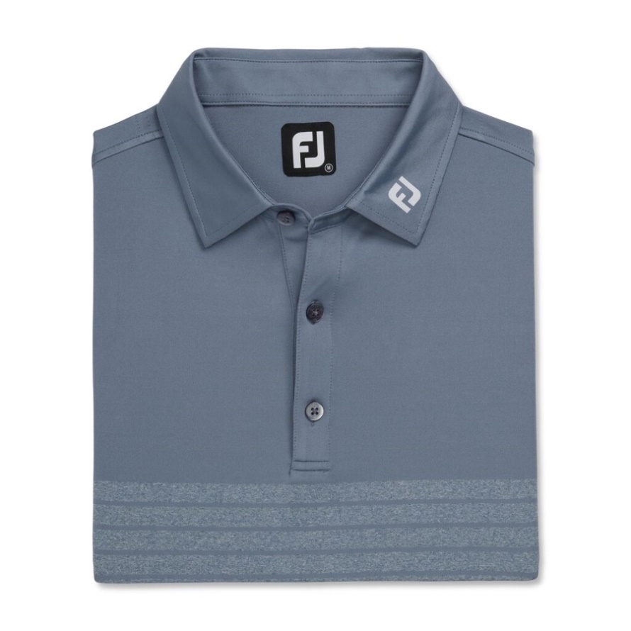 Footjoy CA Engineered Heather Pinstripe Lisle Self Collar-Previous Season Style Graphite