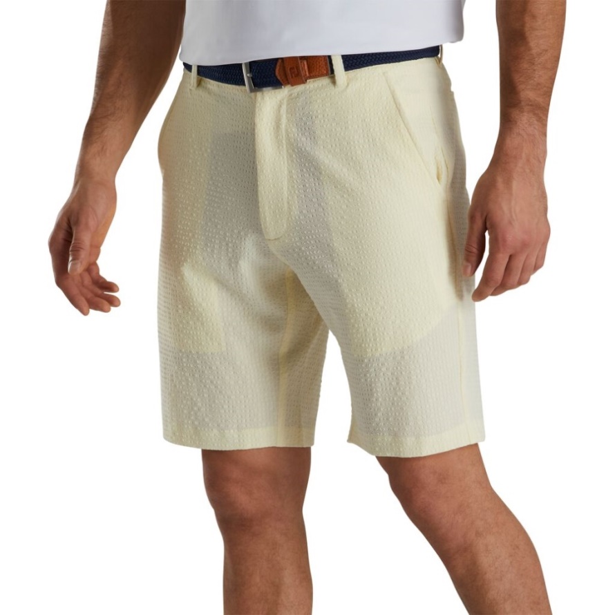 Footjoy CA Seersucker Shorts 10'' Inseam Lemonade