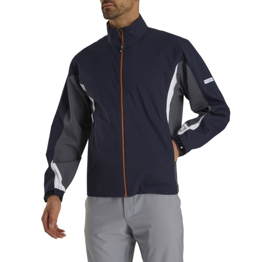 Charcoal-Navy-Orange Footjoy CA HydroLite Rain Jacket