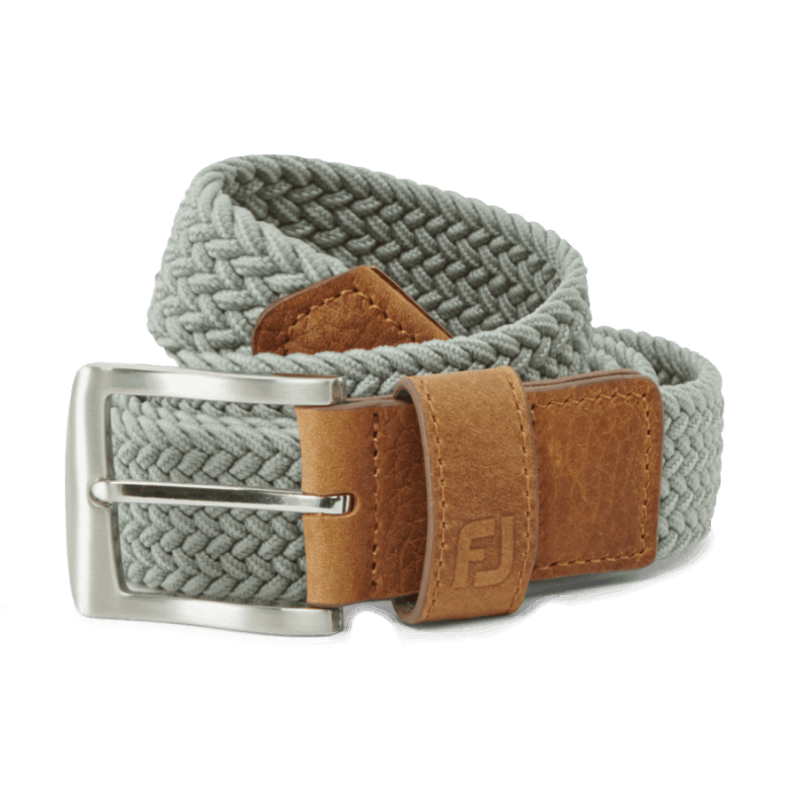 Grey Woven Golf Belt Footjoy CA