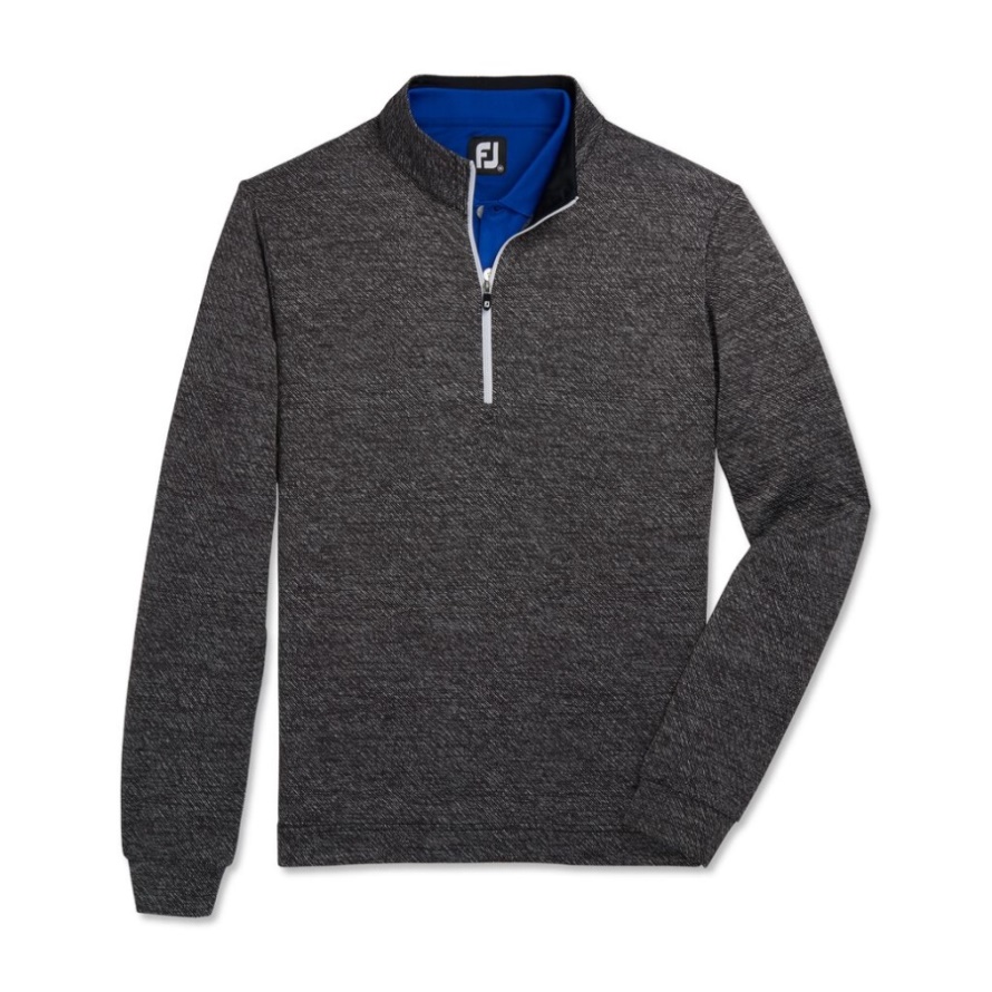 Footjoy CA Jacquard Texture Midlayer Black