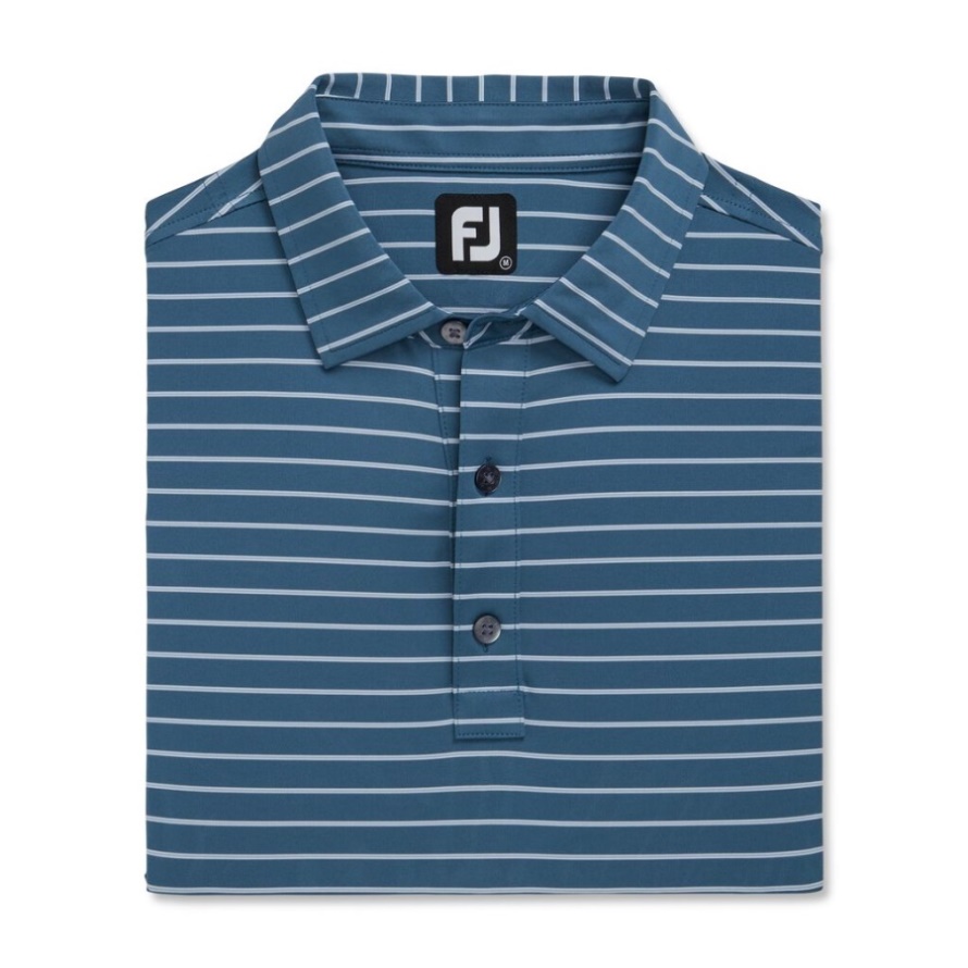 Footjoy CA Triple Pinstripe Lisle Self Collar Ink