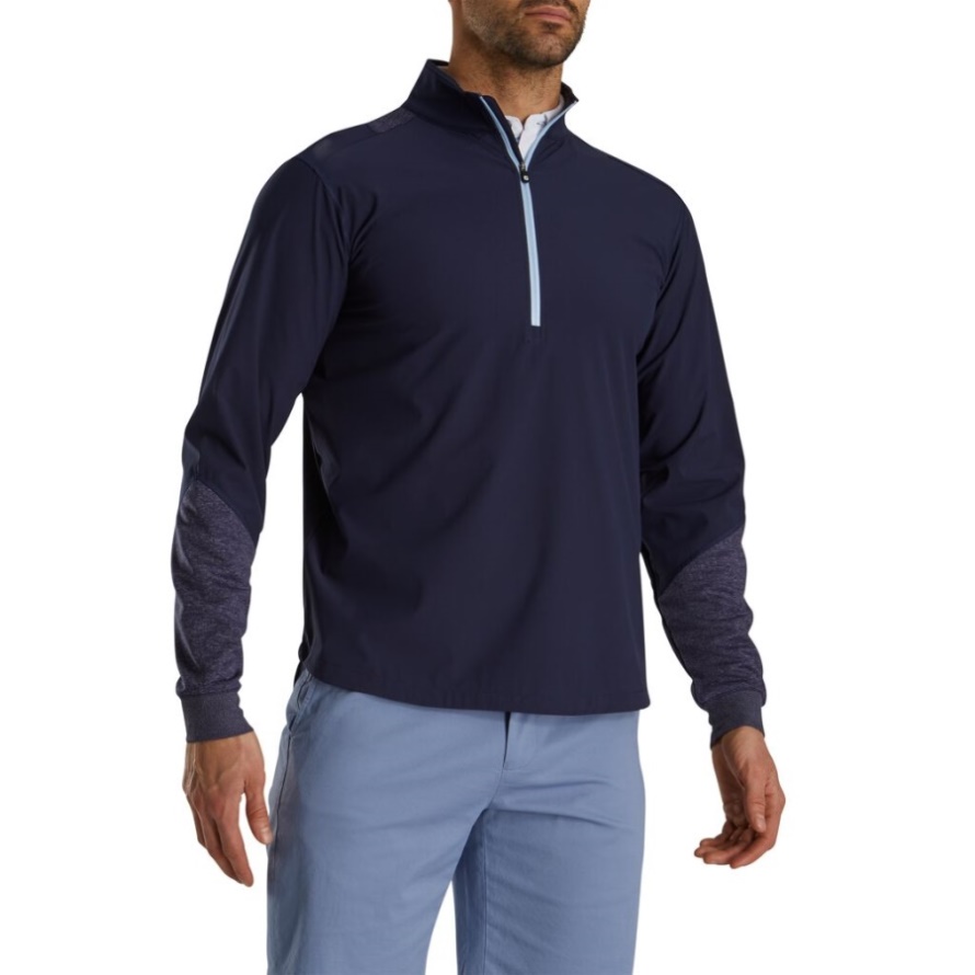 Footjoy CA Navy-Heather Grey HyperFlex Pullover