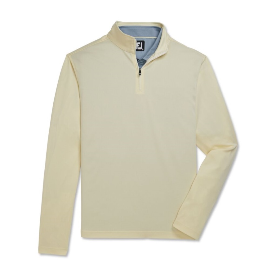 Lightweight Jacquard Quarter-Zip Lemonade Footjoy CA