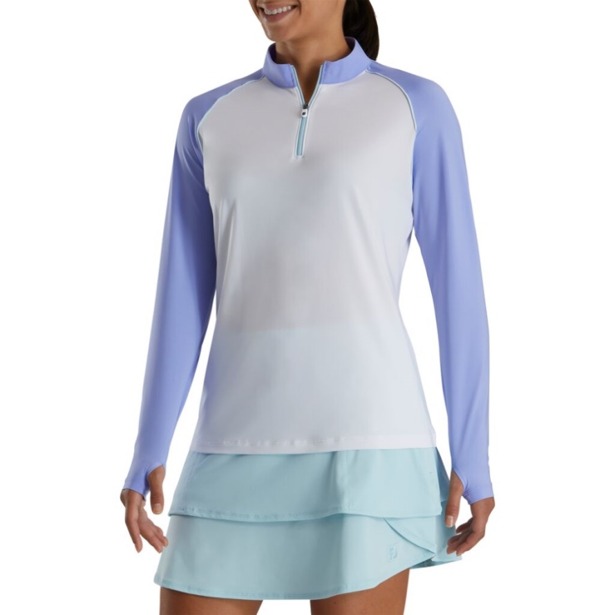 Footjoy CA Long Sleeve Sun Protection Women White-Violet