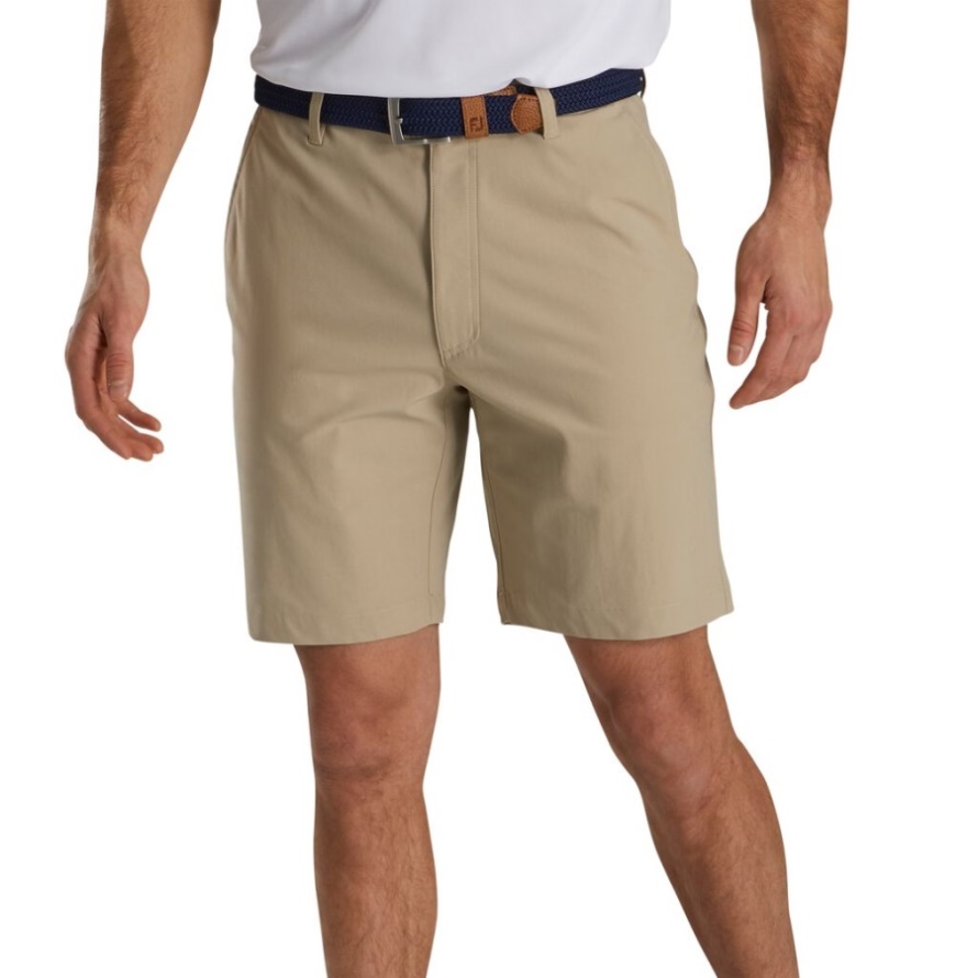 Khaki Knit Shorts 9.5'' Inseam Footjoy CA