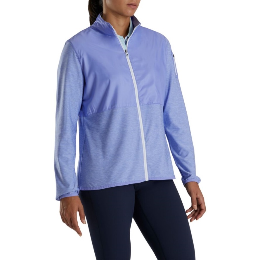 Footjoy CA Violet Full-Zip Space Dye Mid-Layer Women
