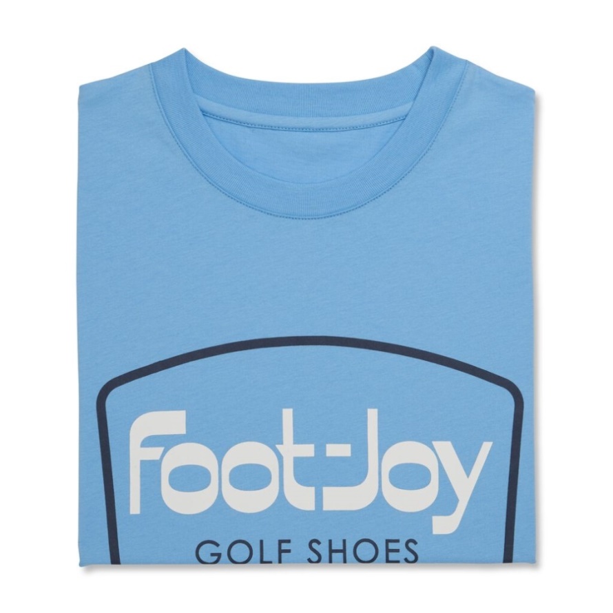 FJ Heritage Graphic Tee-Previous Season Style Light Blue Footjoy CA