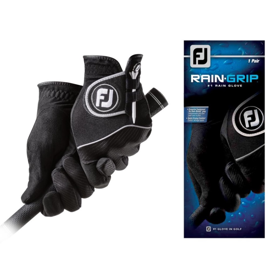 Black Footjoy CA RainGrip Pair Women