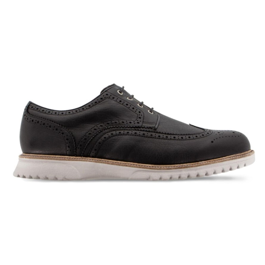 Club Casuals Wing Tip Black Footjoy CA