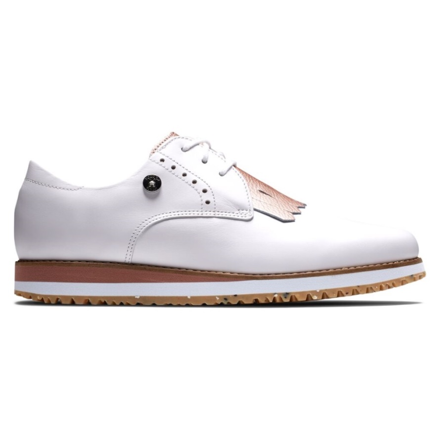 Footjoy CA Sport Retro - Kiltie Women-Previous Season Style White-Rose