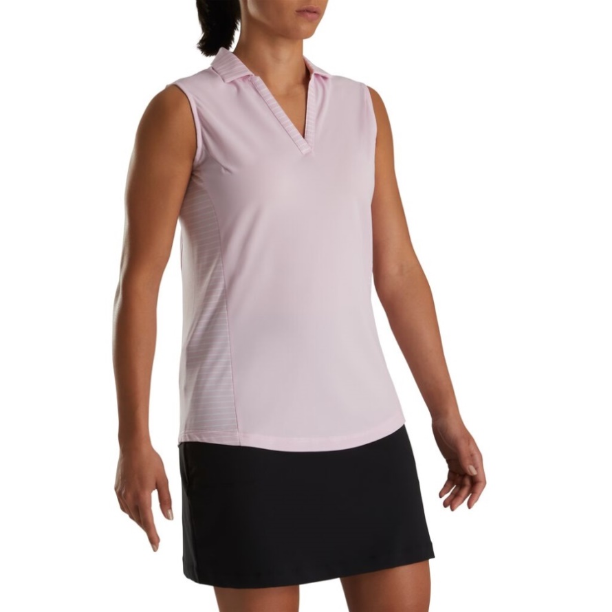 Pink Sleeveless Open Placket Women Footjoy CA