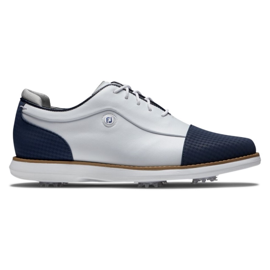 Traditions Cap Toe Women White-Navy Footjoy CA