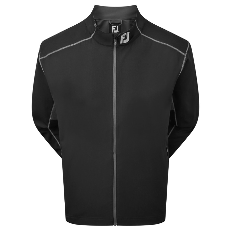 Footjoy CA Black-Charcoal FJ Full-Zip Windshirt