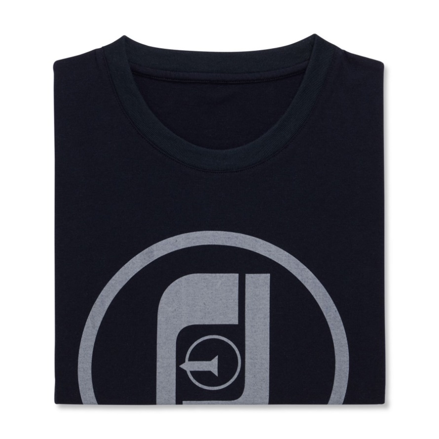 Navy FJ Heritage Graphic T-Shirt Footjoy CA