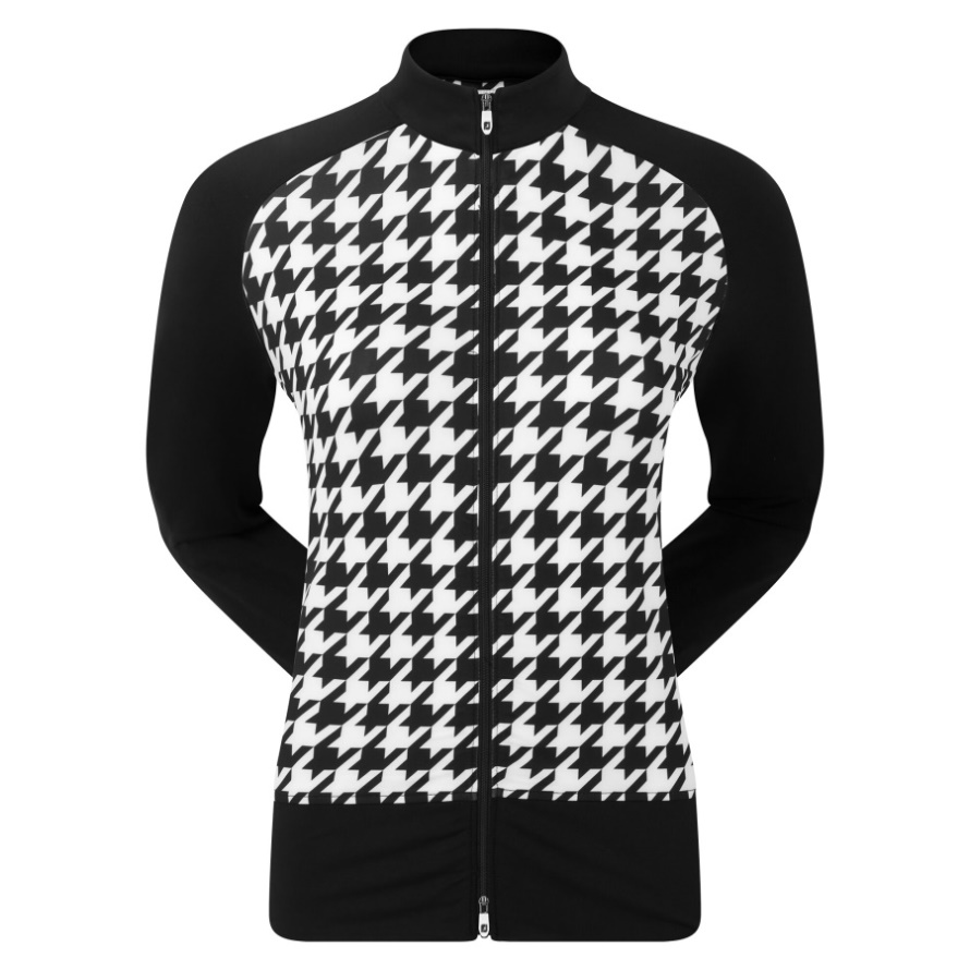 Footjoy CA Black-White Women's Houndstooth Mid-Layer