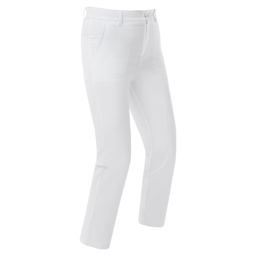 White Footjoy CA Stretch Cropped Pants