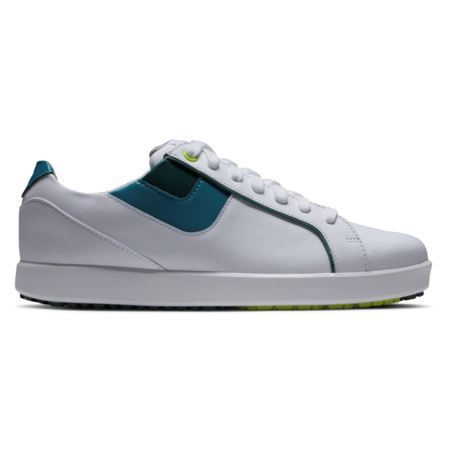 Footjoy CA White-Green-Blue FJ Links Women