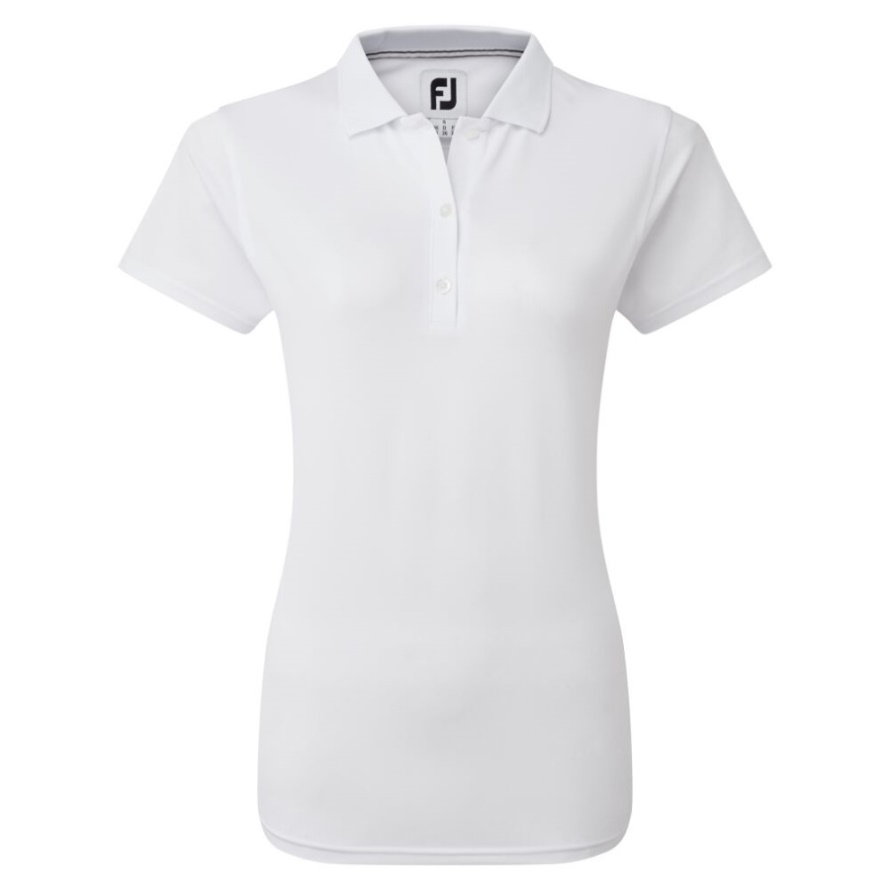 Stretch Pique Solid White Footjoy CA