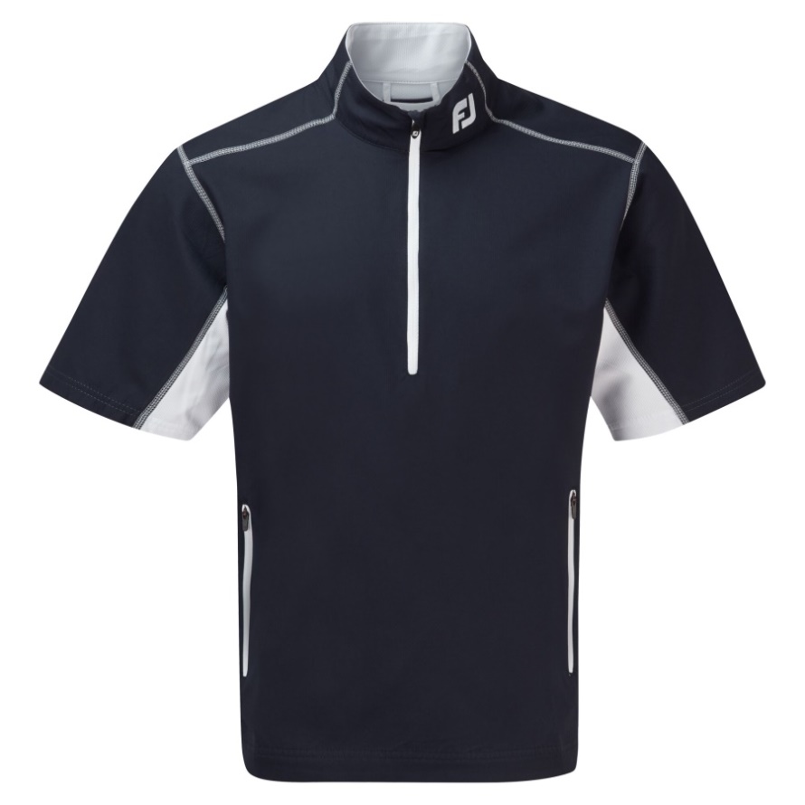 Navy-White FJ Half-Zip S-S Windshirt Footjoy CA
