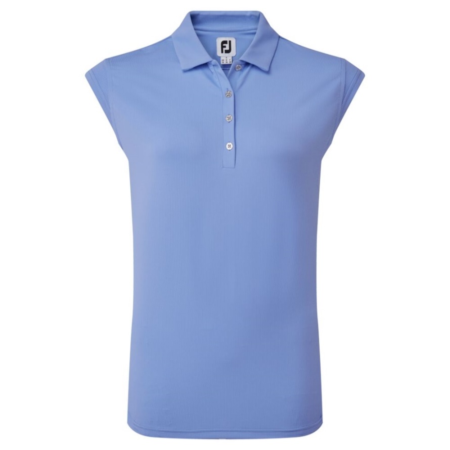 Footjoy CA Cap Sleeve Rib Knit Blue
