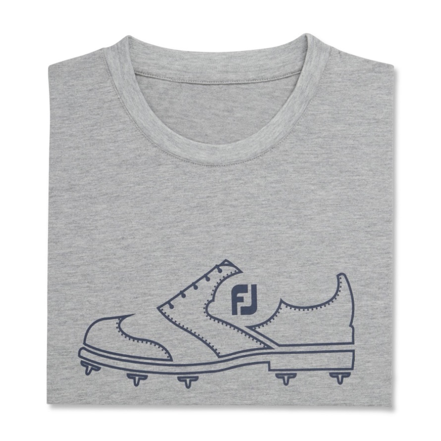 Grey Footjoy CA FJ Heritage Graphic T-Shirt