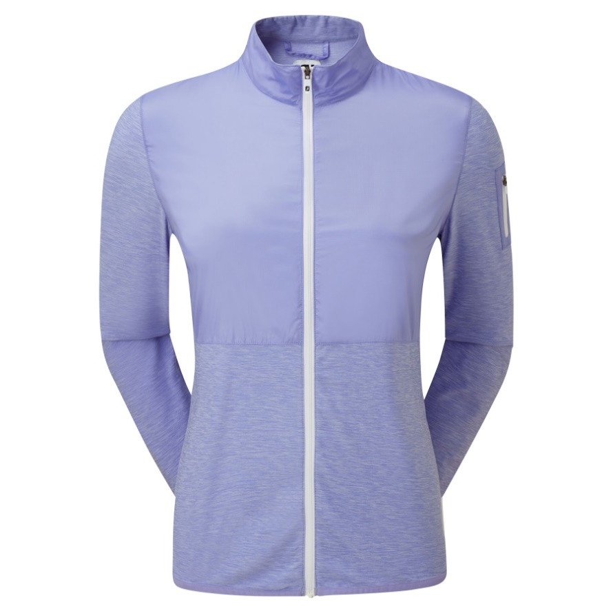 Footjoy CA Violet Full-Zip Space Dye Midlayer