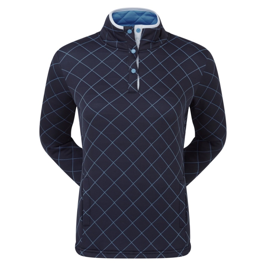 Footjoy CA Navy Women's Jersey Quilted Mid-Layer