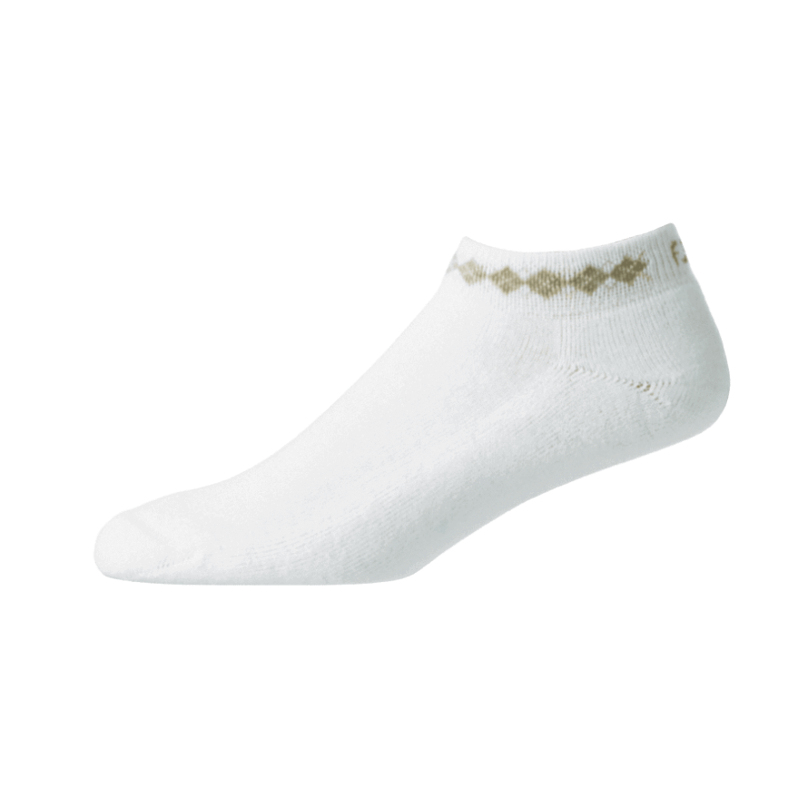 Footjoy CA ProDry Lightweight Sportlet White-Driftwood