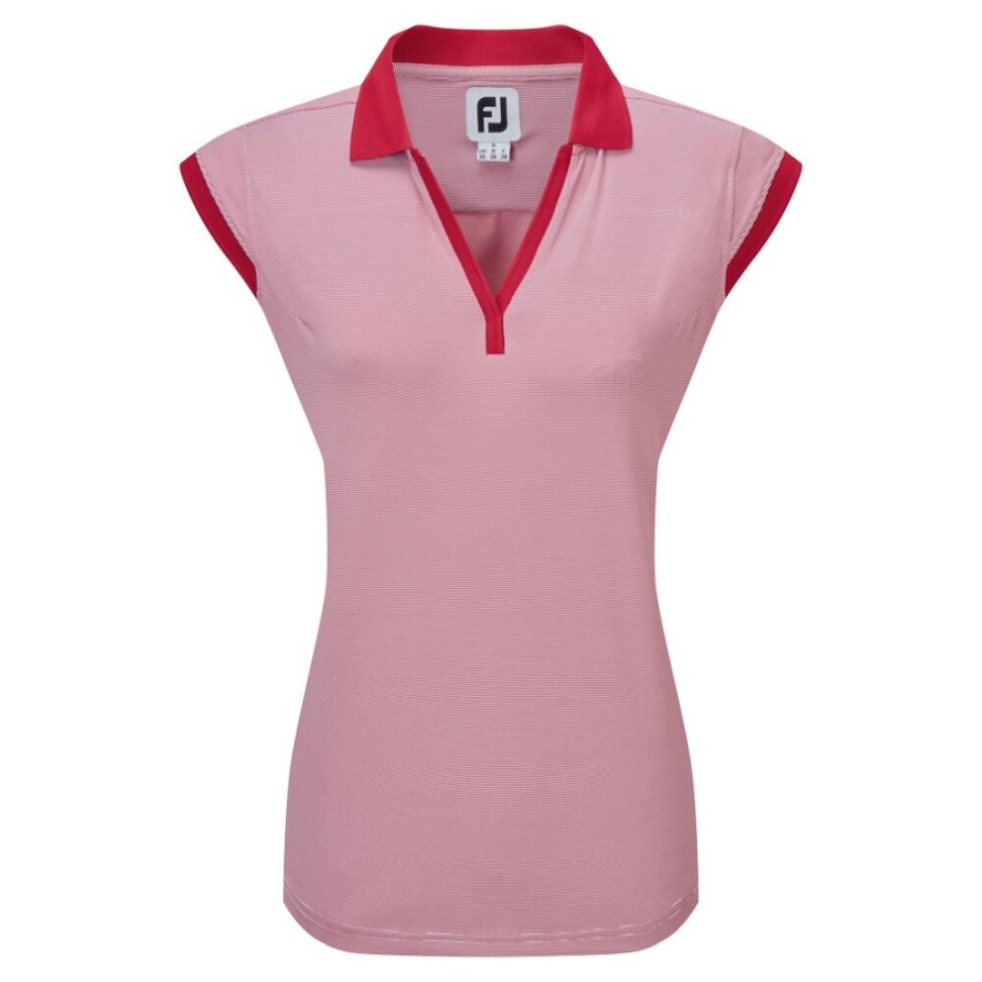 Red-White End on End Stripe Lisle Footjoy CA