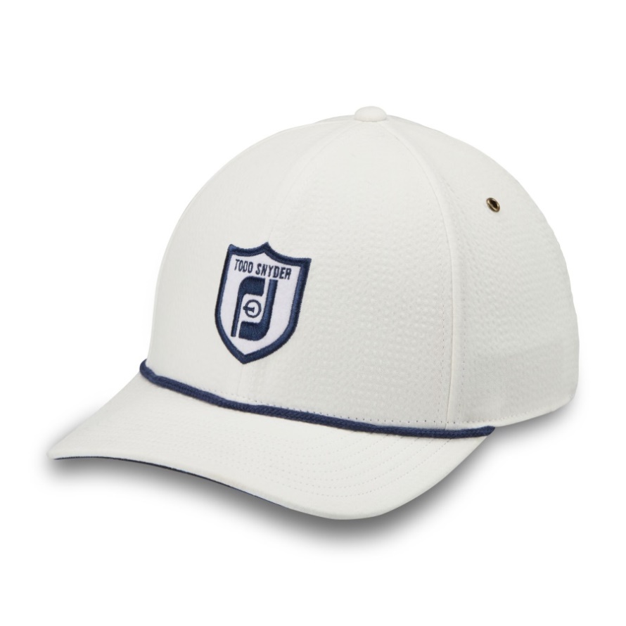 White Footjoy CA Seersucker Rope Cap