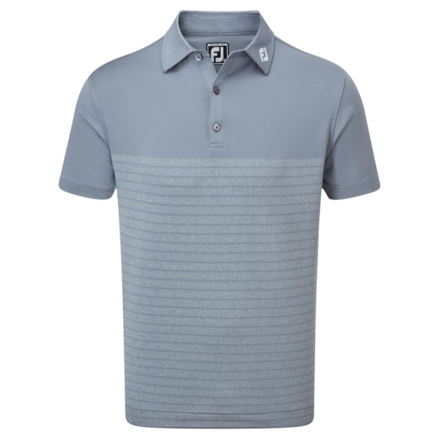 Grey Engineered Heather Stripe Lisle Footjoy CA