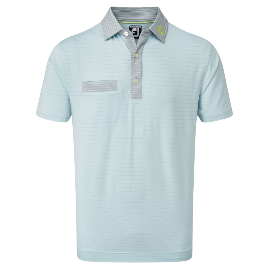 Lisle Pinstripe Mix Ice Blue-Grey Footjoy CA
