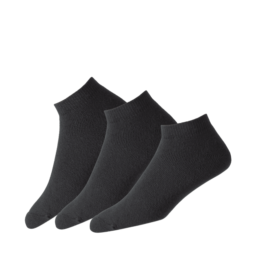 Black Footjoy CA ComfortSof Sport 3 Pair Pack