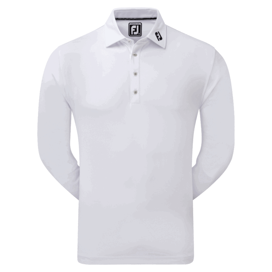 Long Sleeve Thermocool Self Collar White Footjoy CA