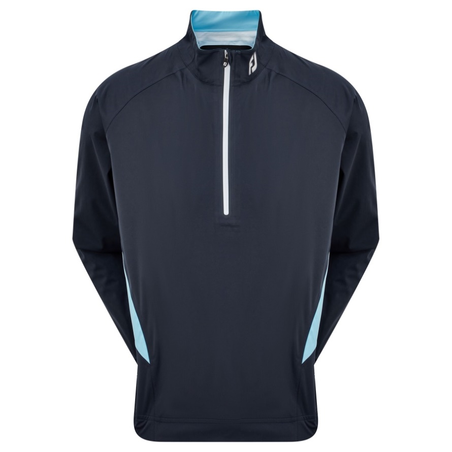 Footjoy CA Navy-Light Blue FJ HydroKnit Rain Pullover