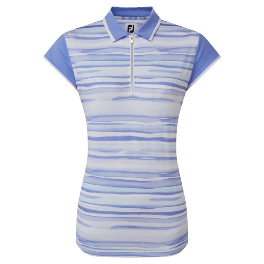 Blue Footjoy CA Cap Sleeve Colour Block Lisle
