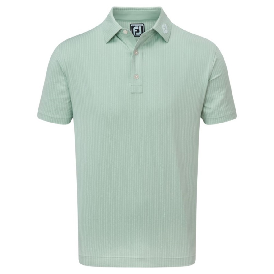 Footjoy CA Zig-Zag Print Lisle Green-White