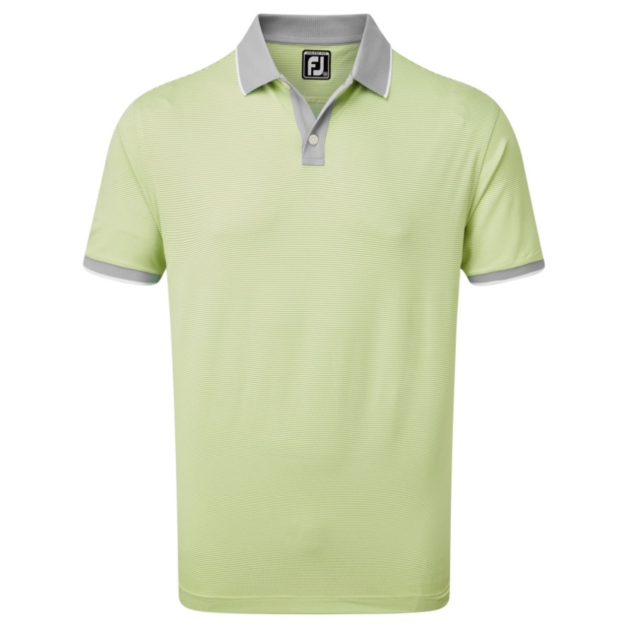 Grey-Lime Pique Ministripe Footjoy CA