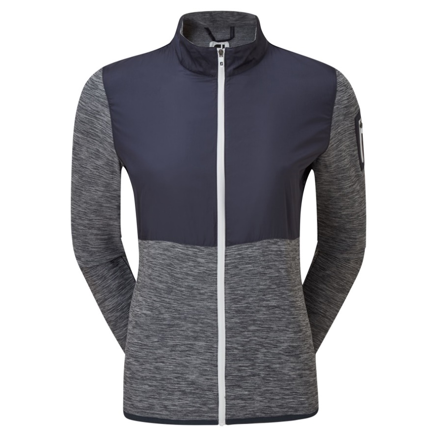 Navy Full-Zip Space Dye Midlayer Footjoy CA