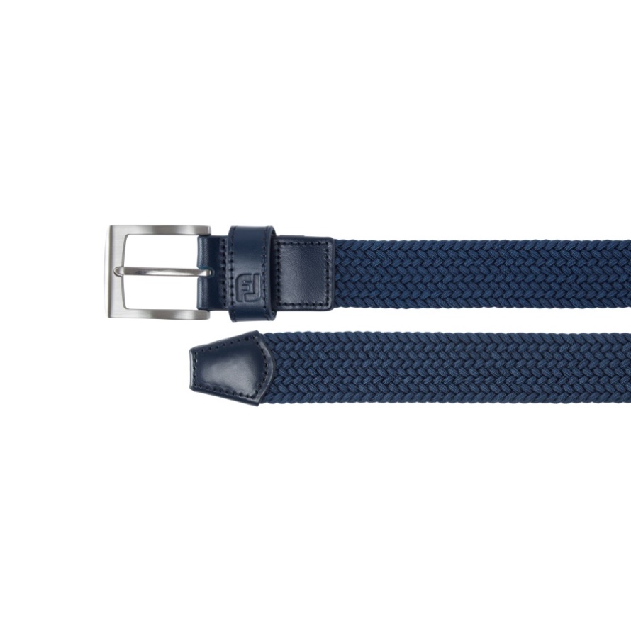Footjoy CA Navy Braided Belt