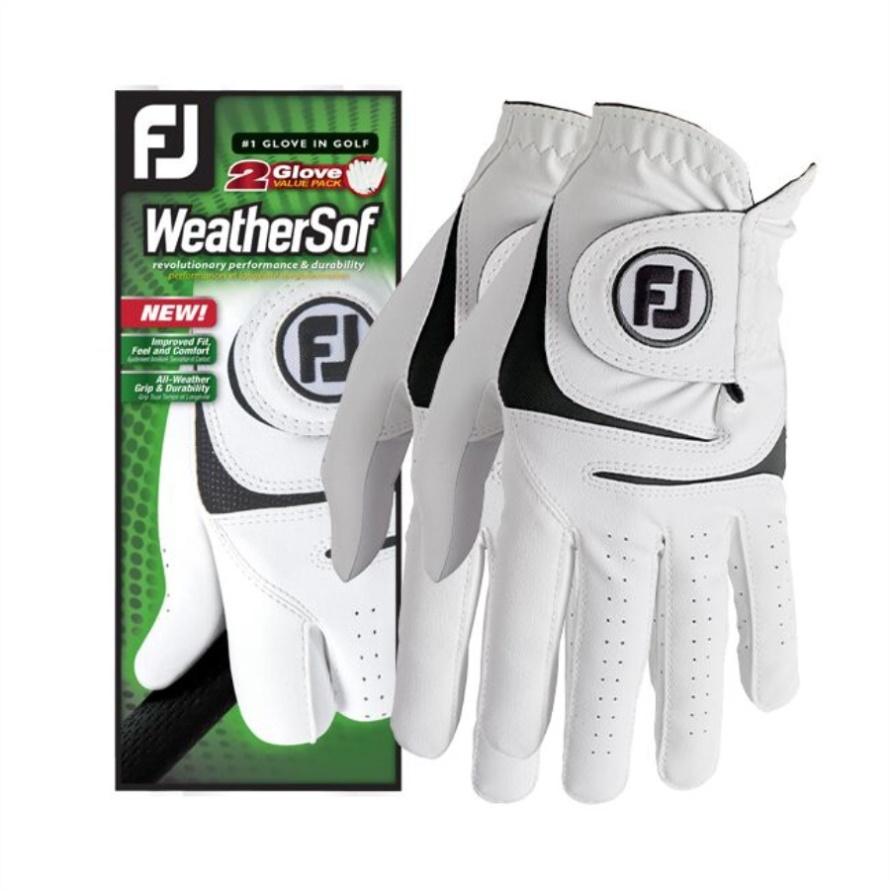 Footjoy CA White WeatherSof 2-Pack