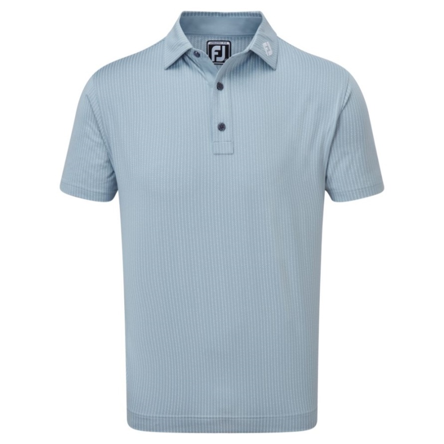 Grey-White Footjoy CA Zig-Zag Print Lisle