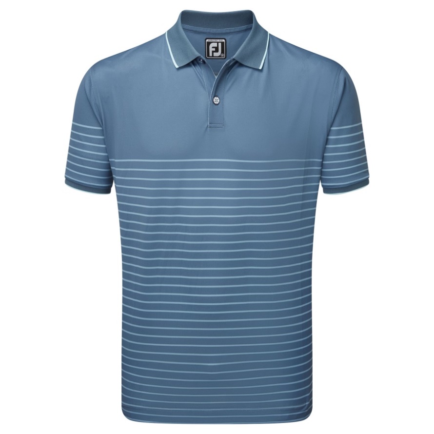 Bluestone-Denim-Azure Footjoy CA Breton Stripe Pique