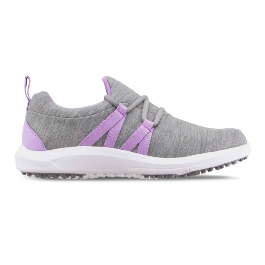 FJ Leisure Slip-on Women-Previous Season Style Grey-Orchid Footjoy CA
