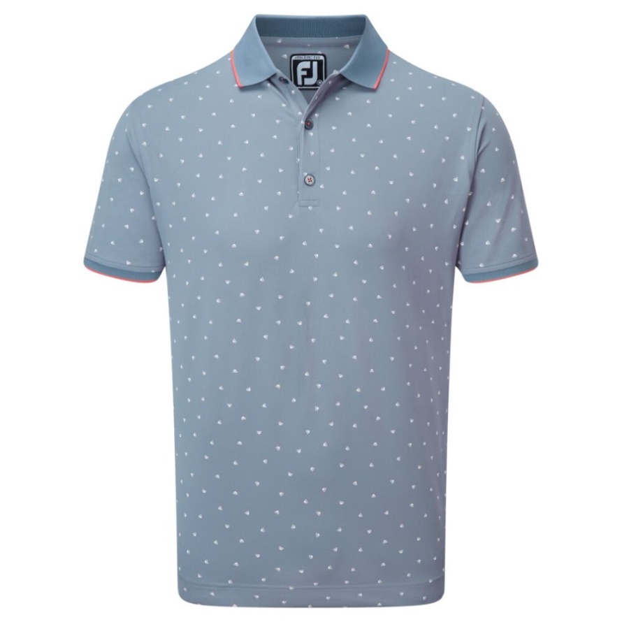 Push Play Print Pique Grey-White Footjoy CA